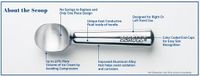 Zeroll Orginal Scoop Ijsschep - Goud - Ø55 mm - 20 Bollen Per Liter