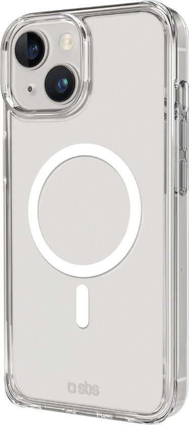 SBS Light Mag Telefoonhoesje Voor Apple iPhone 15 Transparant