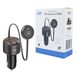 PNI Valentine V880 FM-modulator met microfoon, Bluetooth 5.0, MP3-speler, FM-zender, dubbele USB-poort, snel opladen van mobiele apparaten via QC3.0, compatibel met Siri en Google Assistant