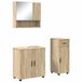 vidaXL Badkamermeubel Set 3-delig Sonoma Eiken 61 x 35 x 64 cm