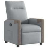 vidaXL Accent Chair Fabric Grey 69x86x100 cm