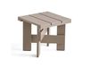 HAY Crate Low Table 45x45x40 cm pin laqué London fog