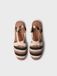 Toni Pons Espadrille à talon compensé et brides élastiques rayées | TERRA-AB
