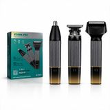 MY2 TEC 3-in-1 Elektrische Haarkapper Scheerapparaat Neushaartrimmer Oplaadbare Baardverzorgingsset Voor Mannen Multifunctionele Haartrimmer