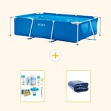 Intex Rechthoekig Frame Zwembad - 260 x 160 x 65 cm - Blauw
