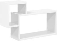 vidaXL Wandplank Muurmontage Wit 55 x 15 x 35 cm Bewerkt hout