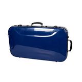 Crossrock, Glasvezelhoes met 0 snaren, geschikt voor mandoline-riemen in A/F-stijl, binnenvakken, vaste en afneembare bekleding, met TSA-slot, mintblauw (CRF2020DMMB), Navy Blauw, Modern