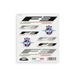 4R Quattroerre.it Stickers voor MV Agusta F3 competitie