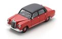 Schuco Mercedes Benz 180 Ponton, rood, metaal, kunststof, 1:64