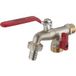 Aroz - Robinet de jardin avec manette plate quart de tour double sortie