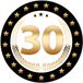 Bellatio Decorations Bierviltjes 30 - 75 stuks - zwart/goud - luxe - verjaardag/jubilea - feestartikelen