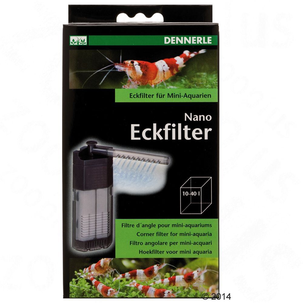 Dennerle Nano Hoekfilter - voor 10-40 l