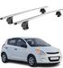 Omac Barres de Toit Transversales Aluminium Hyundai i20 I 2009-2014 5 Portes Gris 2 Pièces