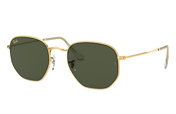 Ray-Ban Hexagonal Legend Gold RB3548 51-21 Zonnebril - Goud