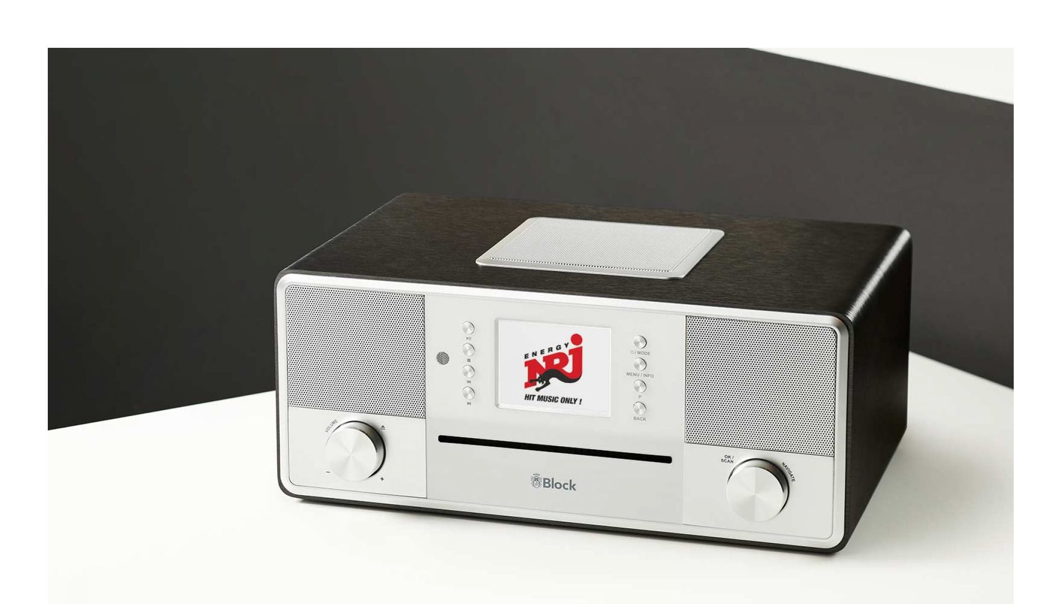 Audioblock SR-50 Internet Radio - DAB+, FM, Spotify, Bluetooth, WiFi - Antraciet