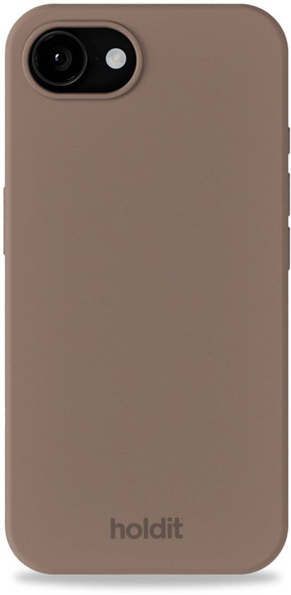 Holdit Silicone Case geschikt voor Apple iPhone 17e / 16e - Mocha Brown