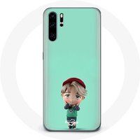 Maniacase Etui voor Huawei P30 BTS TinyTAN Animatie Jimin