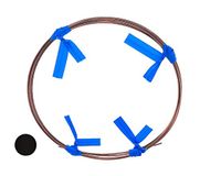 5 CRAFT WIRE 5 voet hoog koperdraad soldeer, zelfvloeiend, 18 gauge cadmium-vrij gemaakt in de VS