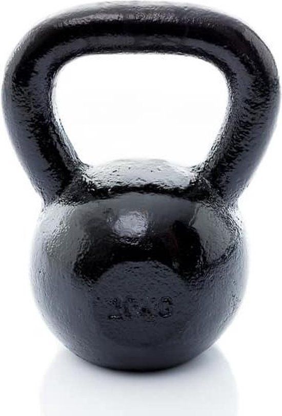 Kettlebell 20 kg - Zwart - Gietijzer