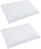vidaXL - Dekbed set met kussen 3 st wit donsveertjes