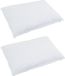 vidaXL - Dekbed set met kussen 3 st wit donsveertjes