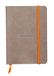 Rhodia Rhodiarama Notizbuch Softcover A6 72 Blatt liniert taupe 90g, mit Gummizugverschluss