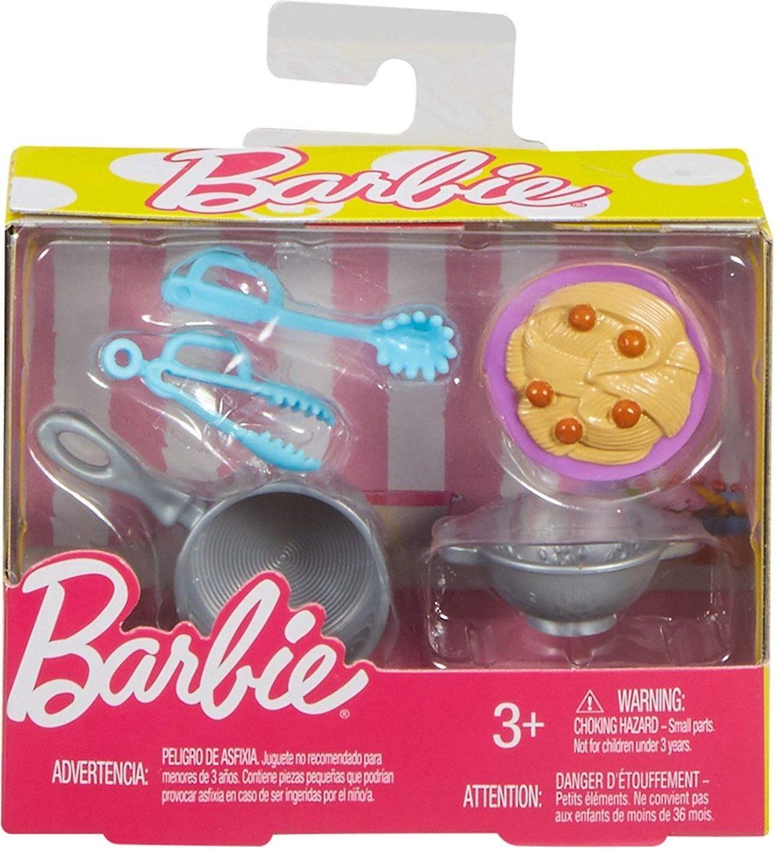 Barbie Mattel Barbie - Pasta Set - 2021 - Plastic - Blauw, Grijs