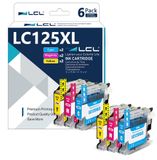 Brother Cartouches d'encre LC125XL, pack de 6 (2 noir, 2 cyan, 2 magenta, 2 jaune)