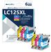 Brother Cartouches d'encre LC125XL, pack de 6 (2 noir, 2 cyan, 2 magenta, 2 jaune)
