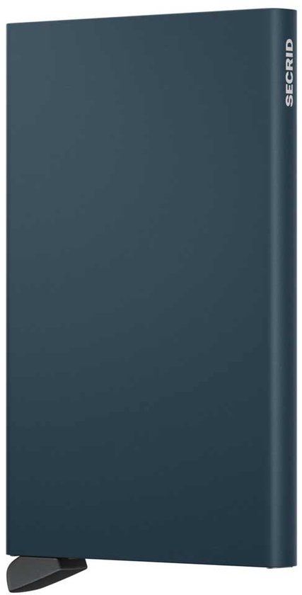 Secrid Cardprotector Portemonnee Blauw Unisex Aluminium RFID 6 Pasjes