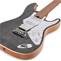 Aria 714-MK2 Hot Rod Collection Fullerton BKDM Diamant Zwarte elektrische gitaar