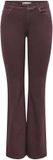 ONLY Klassieke broek ONLBLUSH Flared fit Katoen Vrouwen L Fudge