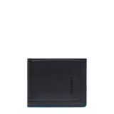 PIQUADRO Atlas Heren Portemonnee Flip Out ID Holder RFID Zwart