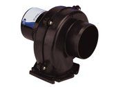 Jabsco Ventilatoren blowers met flens - Zwart
