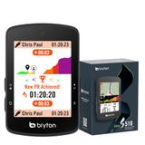Bryton Rider S510 2,8 inch kleuren LCD-touchscreen GPS-fiets/fietscomputer, offline Britse kaart, compatibel met fietsradar, 30 uur lange batterijduur