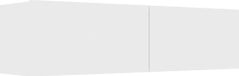 Syfax Tv-meubel 120x30x30 cm bewerkt hout wit