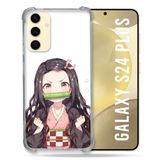 Cokitec Samsung Galaxy S24 Plus Hoesje - Demon Slayer Nezuko