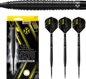 Harrows NX90 Black Edition 90% Tungsten 26GR Steeltip Dartpijl
