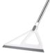XXFLOWER Essuie-glace de sol longue poignée, expert balai pour nettoyage d'angle, essuie-glace de voiture réglable, essuie-glace pour sol, essuie-glace en caoutchouc douche blanc