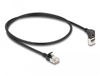 Delock Câble réseau 0,5 m Cat6a S/FTP Noir