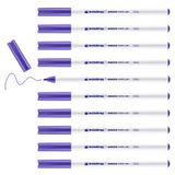 edding 4600 textielstift - neon-violet - 10 stuks - ronde punt 1 mm