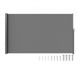 Auvent latéral sans marque - Pare-vue rétractable/paravent latéral - 160 x 300 cm - Gris