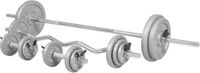 Gorilla Sports Halterset 108 kg - Gietijzer - 30 mm