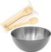 Secret de Gourmet Salad bowl/serving dish and salad servers - Stainless steel - D29 cm
