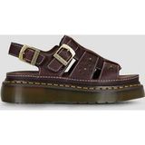 Dr. Martens Wrenlie Sandales à plateforme ouverte, Vrouwen, Bruin, Sandales, maat: 37