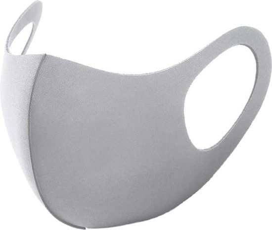 Mondkapje Wasbaar Universeel Mondmasker Wasbaar Niet Medisch Grijs