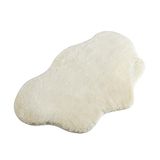 Witte badmat wolkenvorm