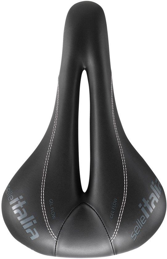 Selle Italia DONNA Flow L2 Zwart Dames Racefiets Zadel - Unisex - Gel - 33 cm
