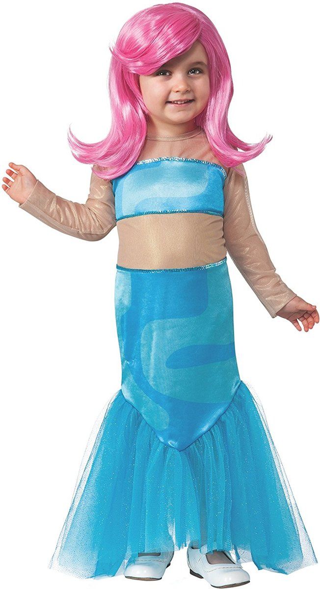 Rubie's Kostuum Bubble Guppie Molly met pruik - Maat 98/104