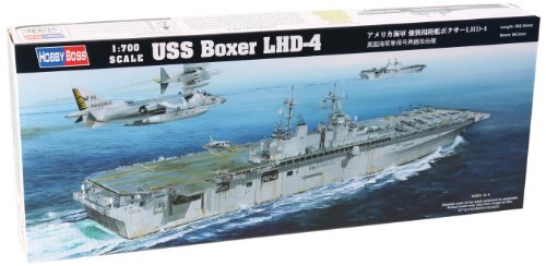 Hobbyboss 1:700 Schaal"USS Boxer LHD-4" Model Kit (Grijs)
